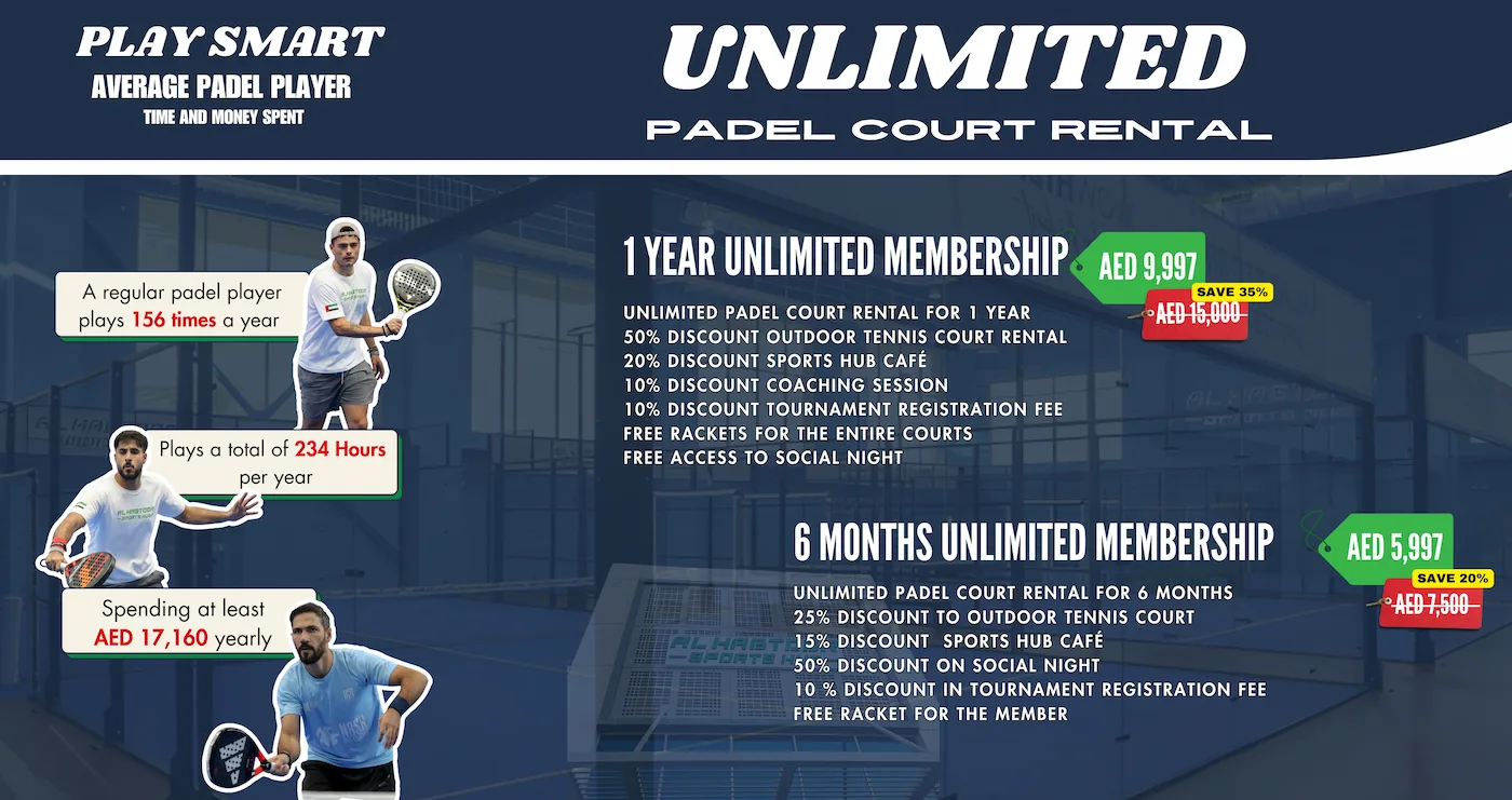 Padel Court Membership Rates